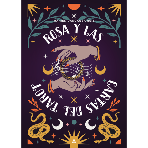 Imagen de la novela "Rosa y las cartas del tarot", de Marién Dancausa Ruiz.