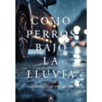 Imagen de la novela "Como perros bajo la lluvia", de Arántzazu Manzanedo, 2024.