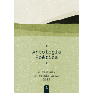 Imagen de la Antología poética resultante del V Certamen de poesía Aliar, 2023.